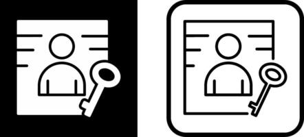 Business Key Vector Icon