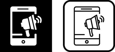 Mobile Advertising Vector Icon