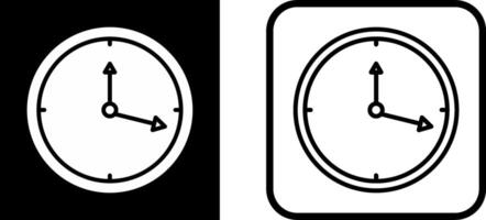 icono de vector de reloj