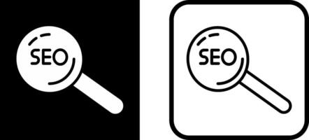 icono de vector de seo