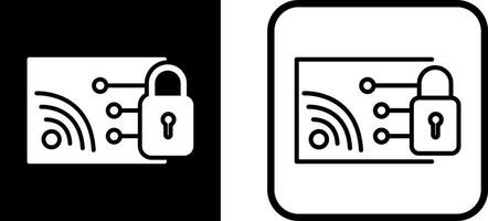 Protected WiFi Vector Icon