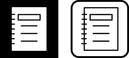 Notepad Vector Icon