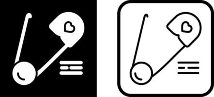 Safety Pin Vector Icon