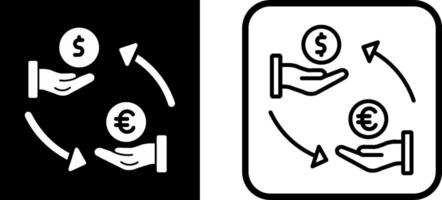 Dollar To Euro Vector Icon