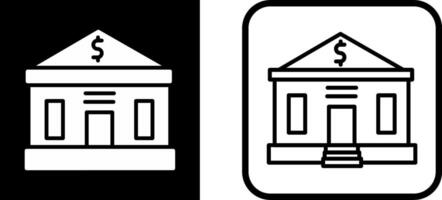 Bank Building Vector Icon