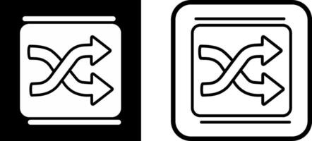 Shuffle Vector Icon