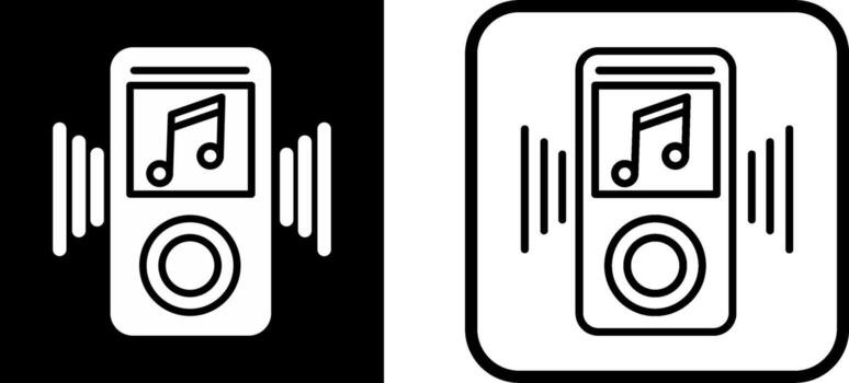 icono de vector de mp3