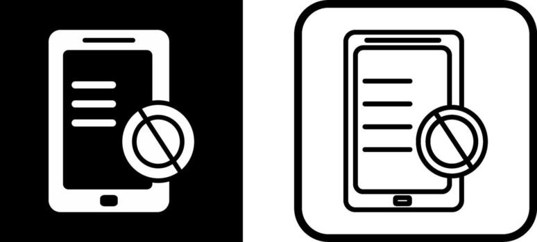 icono de vector de bloque