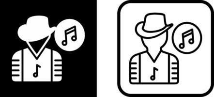 músico vector icono