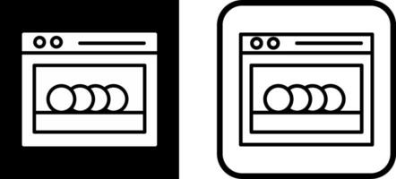 Dishwasher Vector Icon