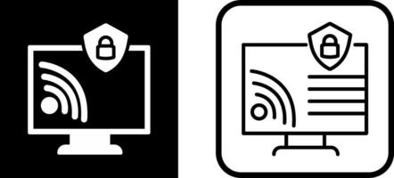 Wifi Security Vector Icon