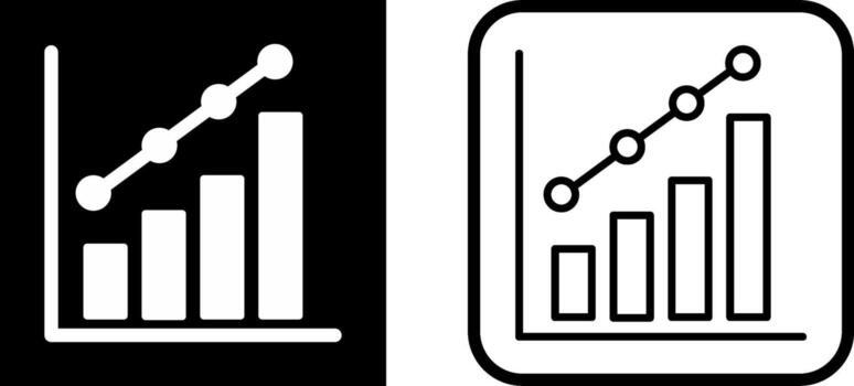 icono de vector de gráfico