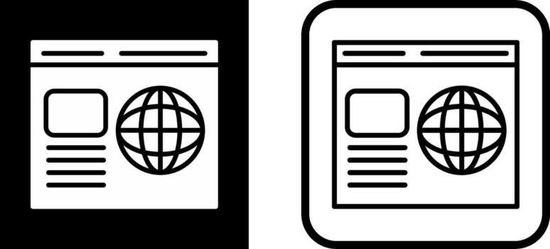 Webpage Vector Icon