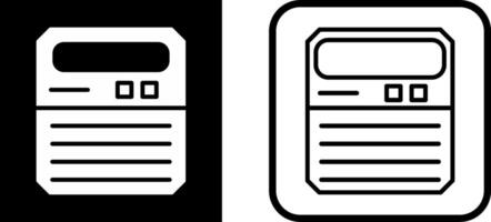 icono de vector de calculadora