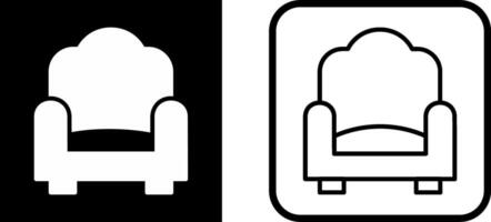 Single Sofa Vector Icon