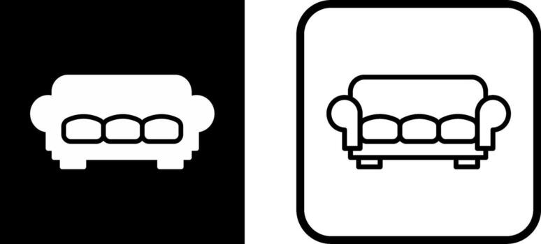 Large Sofa Vector Icon
