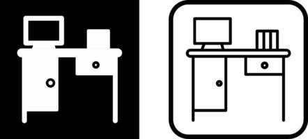 Working Table Vector Icon