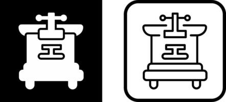 Machine Press Vector Icon