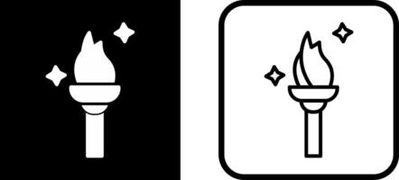 Torch Vector Icon