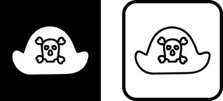 Pirate in Hat Vector Icon