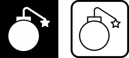 Exploding Cannon Ball Vector Icon