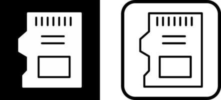 SD Card Vector Icon