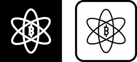 Bitcoin Science Vector Icon