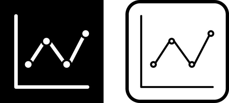 Line Chart Vector Icon