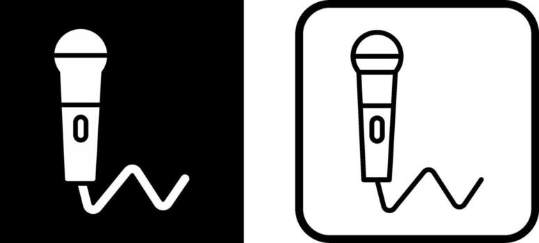 icono de vector de micrófono