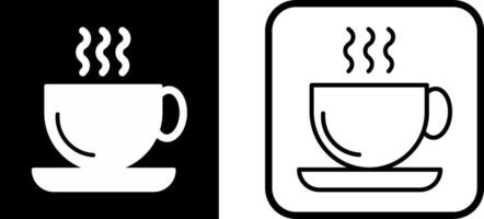 icono de vector de taza de café