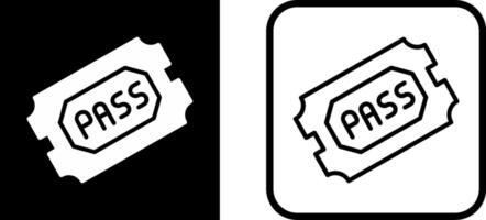 Passes Vector Icon