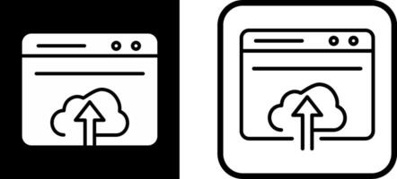 Upload Web Vector Icon