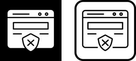 Unprotected Website Vector Icon