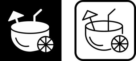 Coconut Drink Vector Icon