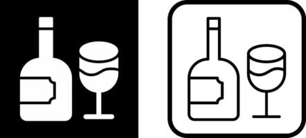 icono de vector de vino