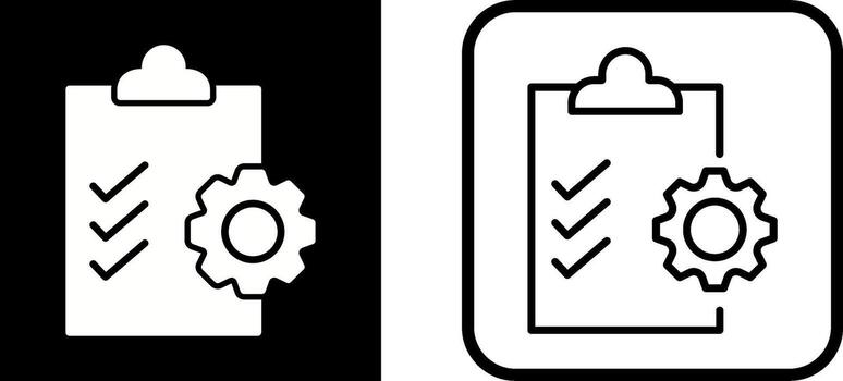 icono de vector de lista de verificación