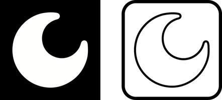 Moon Vector Icon