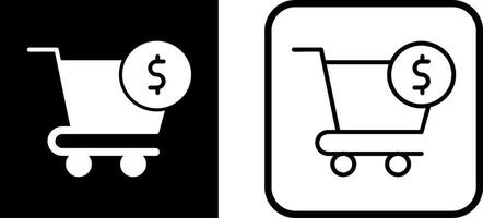 icono de vector de compra