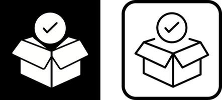 Package Receiving Vector Icon