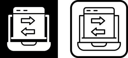 Data Transfer Vector Icon