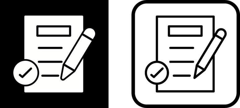 Check Notes Vector Icon