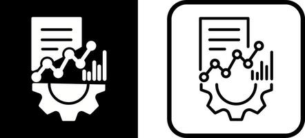 administrar icono de vector de datos