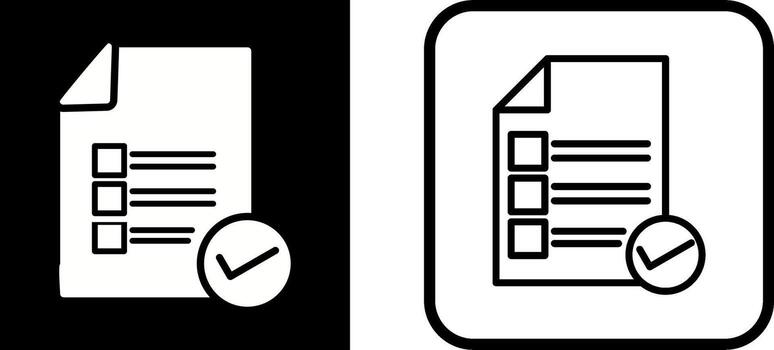 Valid Document Vector Icon