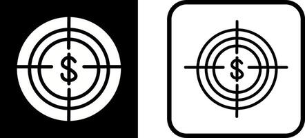 Economic Target Vector Icon