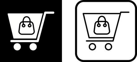 icono de vector de compras