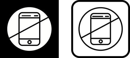 No Cell Phones Vector Icon