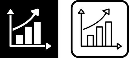 Rising Statistics Vector Icon