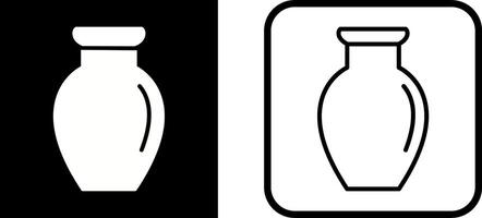 Vase Exhibit Vector Icon