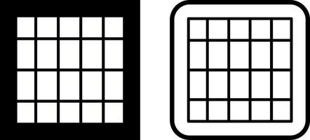 Table of Rates Vector Icon