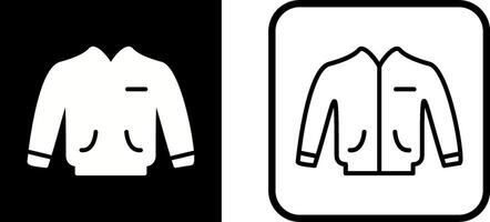 icono de vector de chaqueta